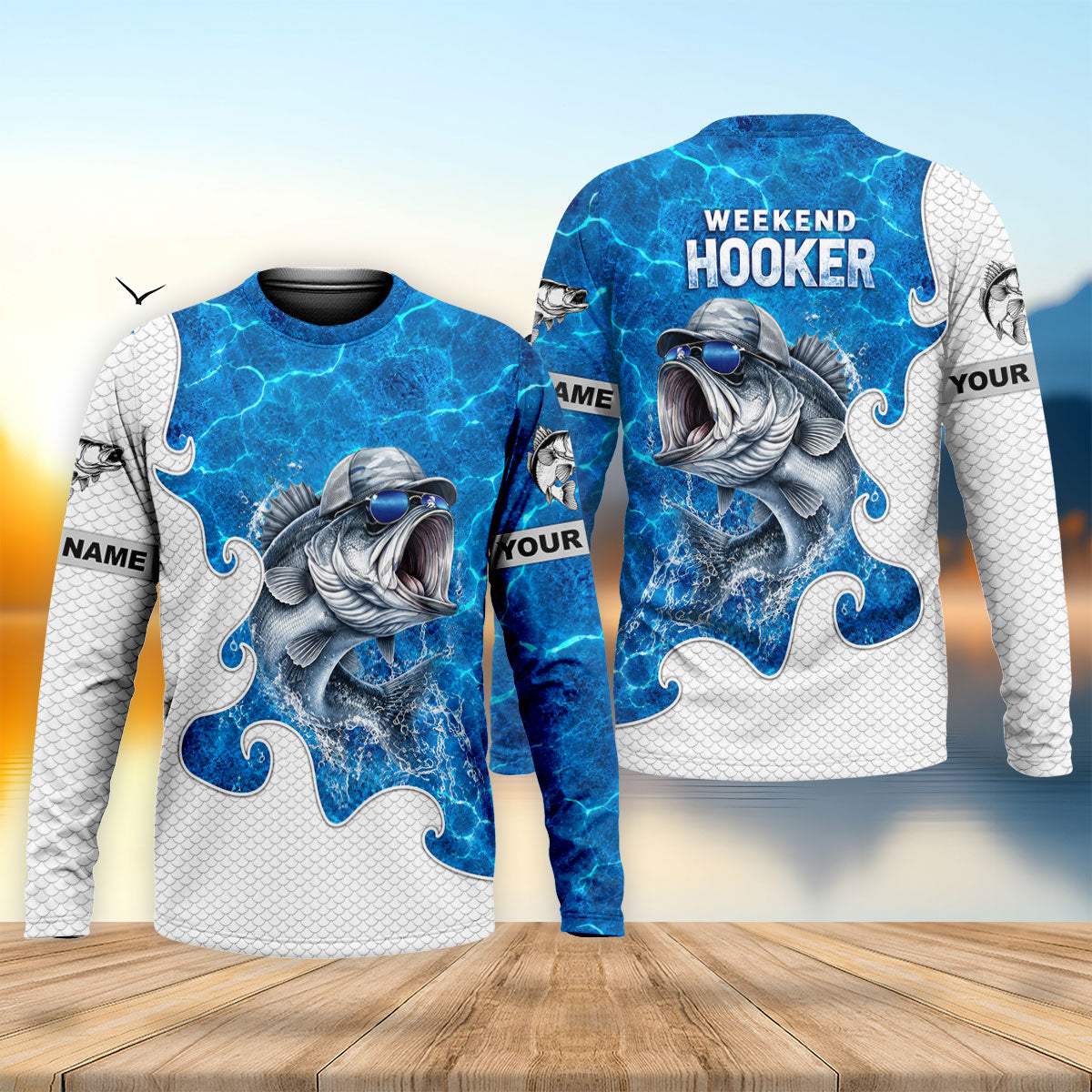 Weekend Hooker Custom Bass Fishing Shirt, Fishing Shirts For Men, Fishing Apparel