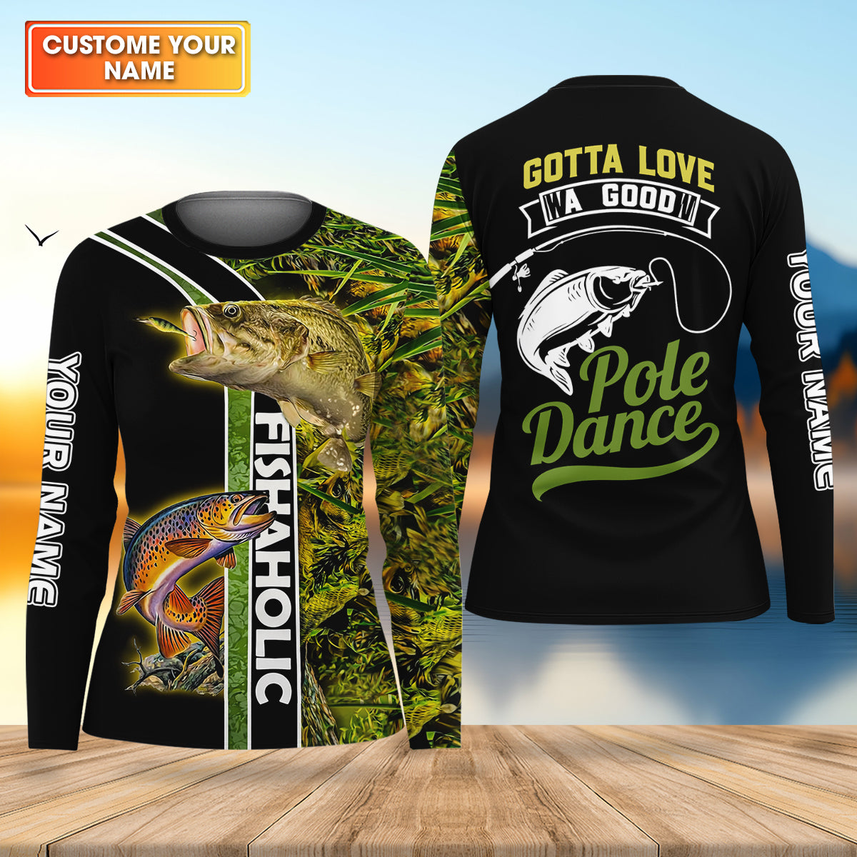 Gotta Love A Good Pole Dance Fishaholic Funny Fishing Shirt, Fishing UPF Shirts, Fishing Shirt For Women