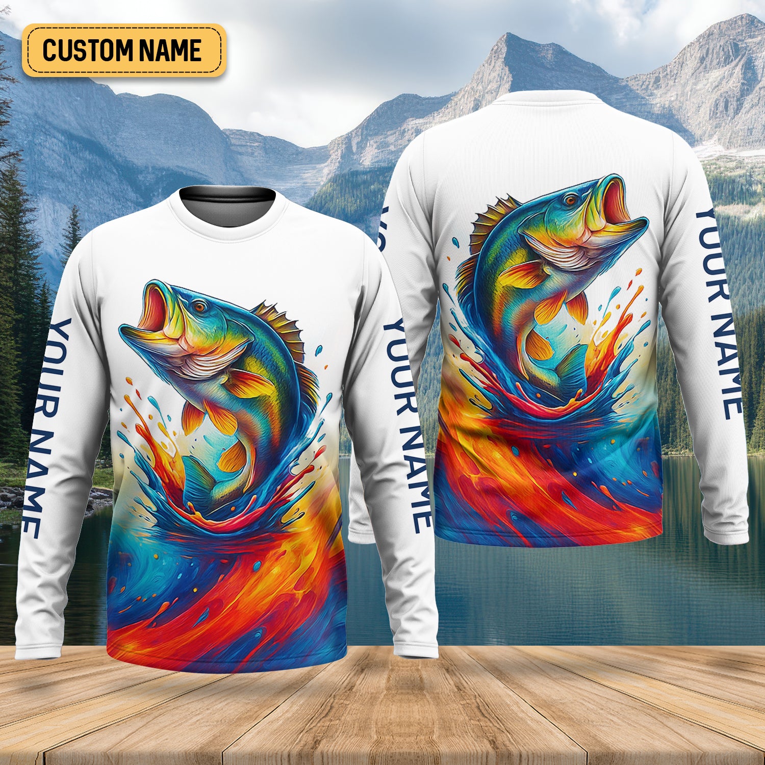 Colorful Fishing Lure, Hooded UPF Shirt, Casual Button Down Shirts, Mens Casual Shirts, Bass Fishing