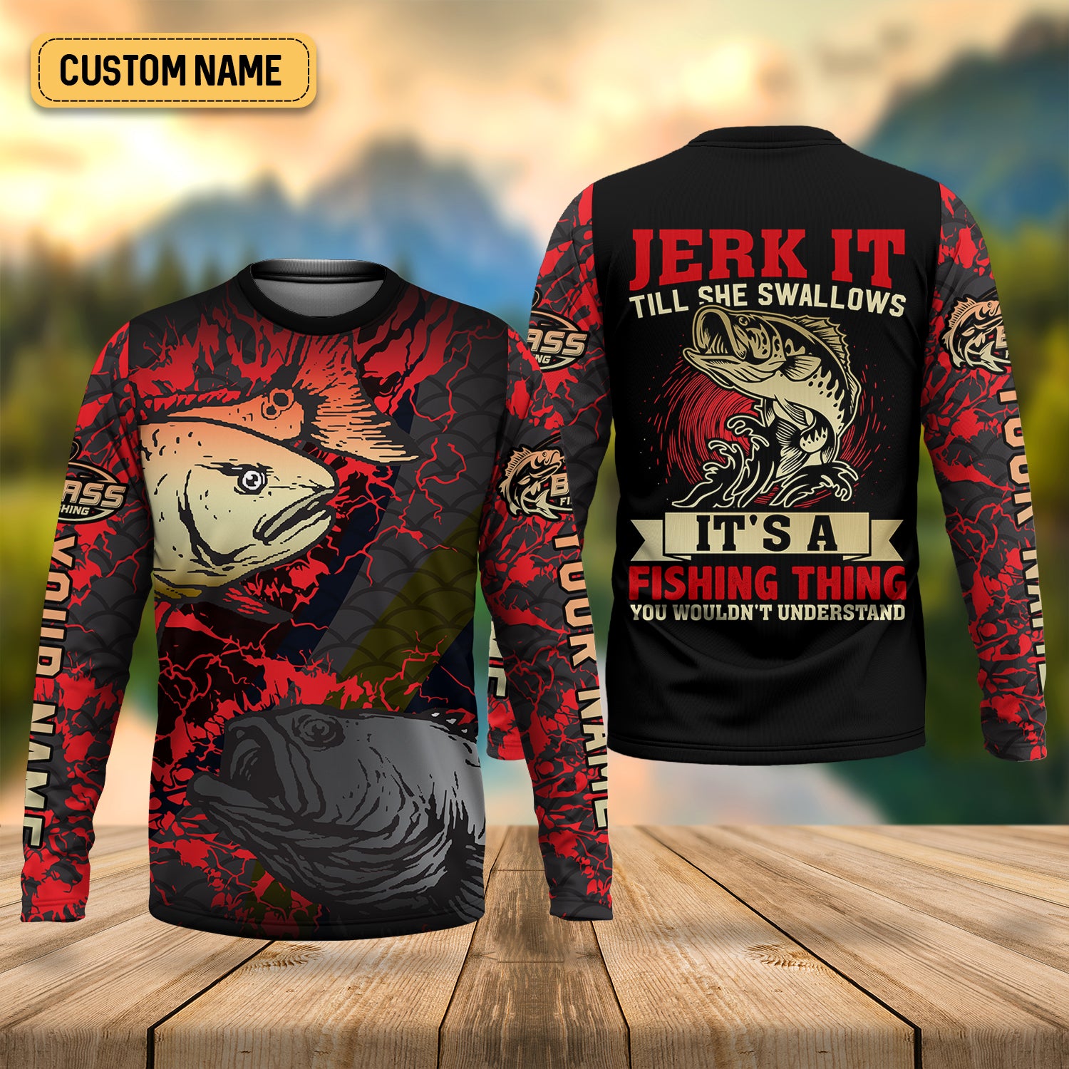 Bass Fishing UPF Shirts, It's a Fishing Thing You Would't Understand, Funny Fishing Shirt, Gift For Fisherman