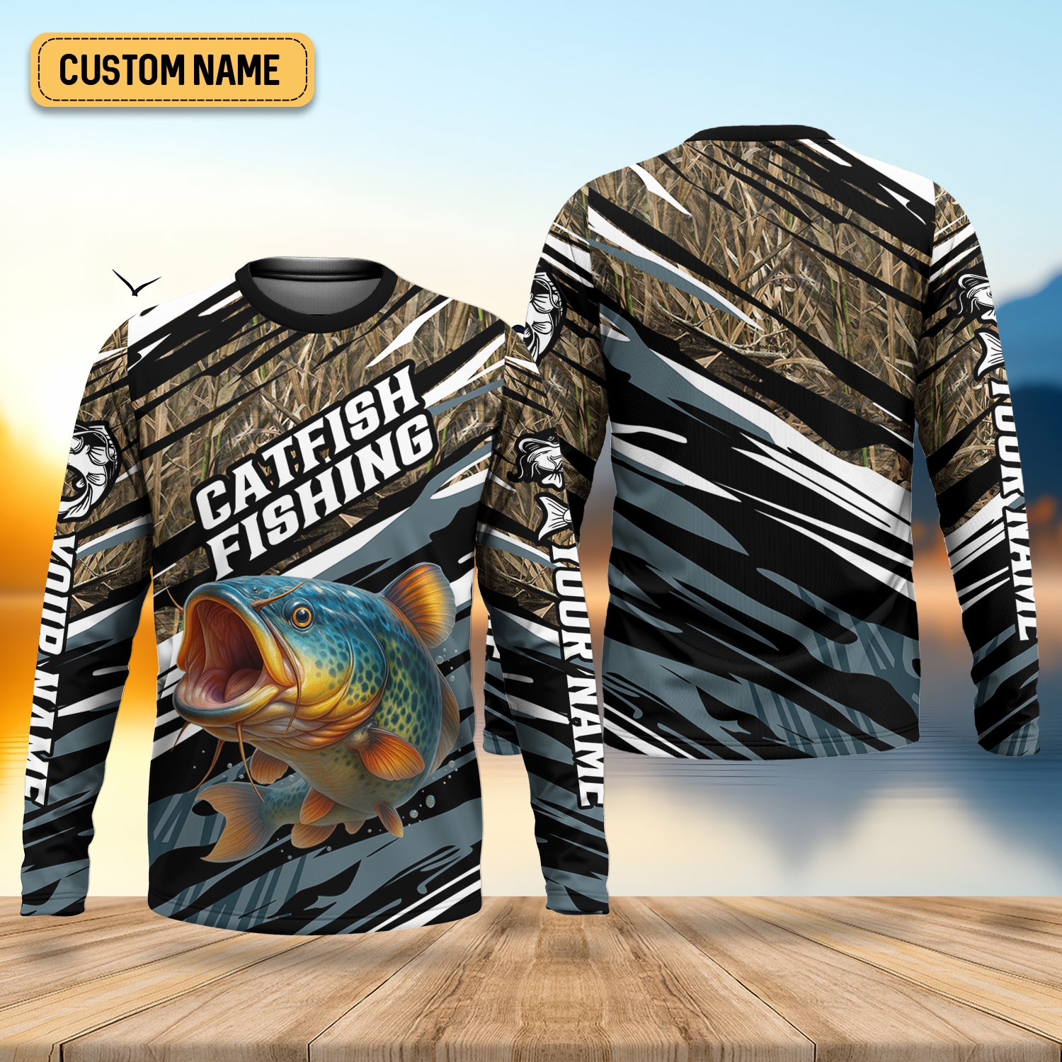 Catfish Fishing, SPF Shirt For Men, Hooded Fishing Shirt, Casual Button Down Shirts, Fishing Jersey