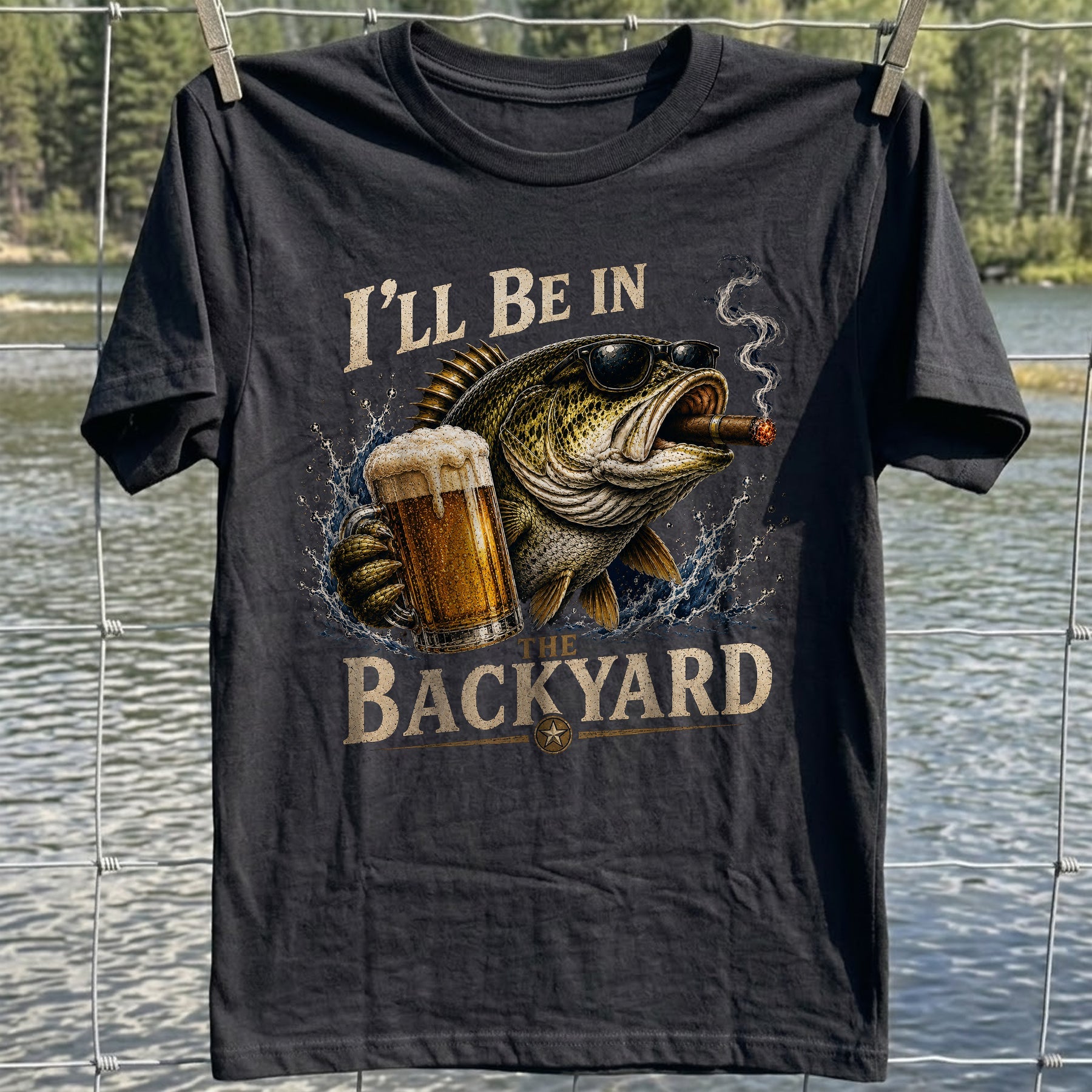 Backyard Bass T-Shirt