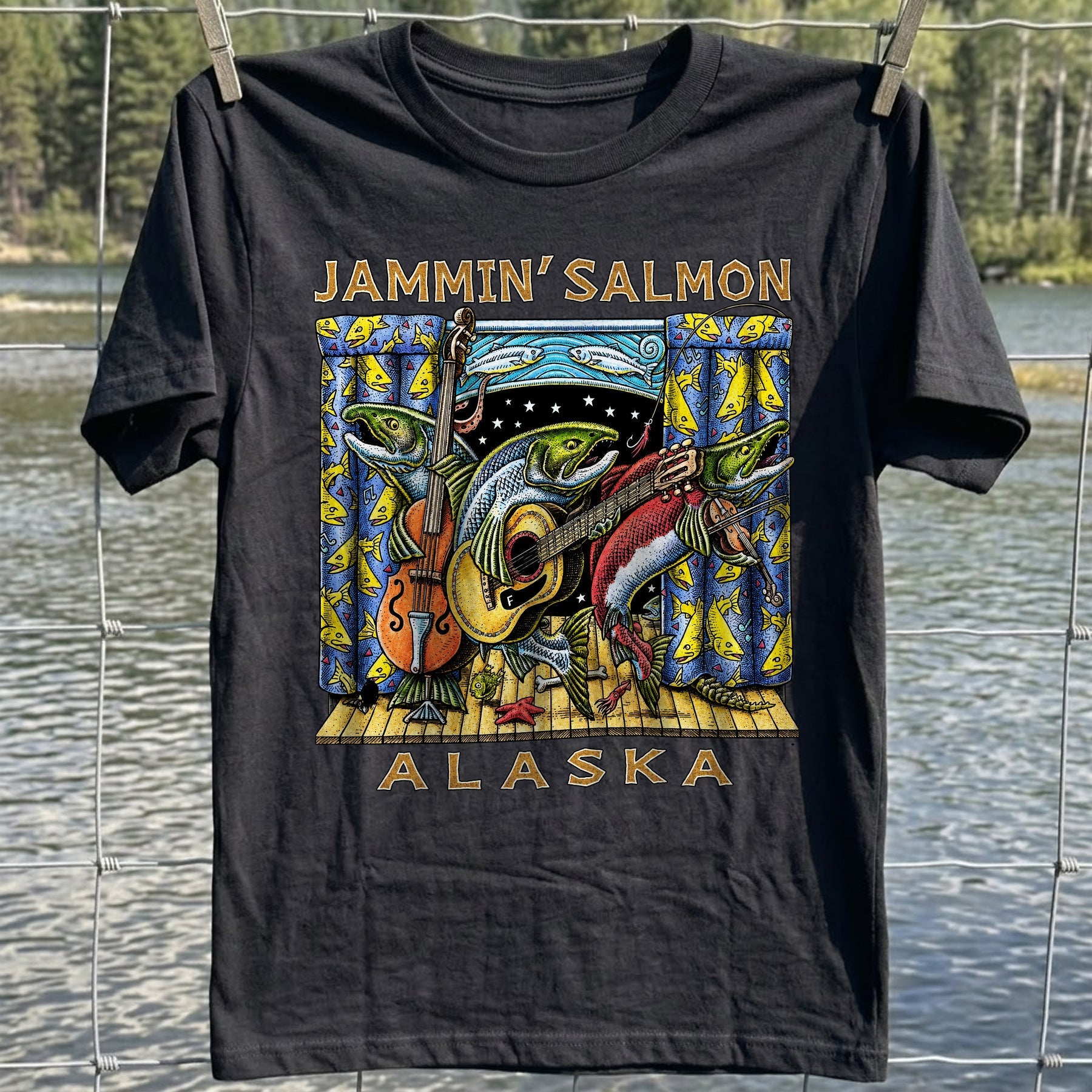 Jammin' Salmon Alaska T-Shirt