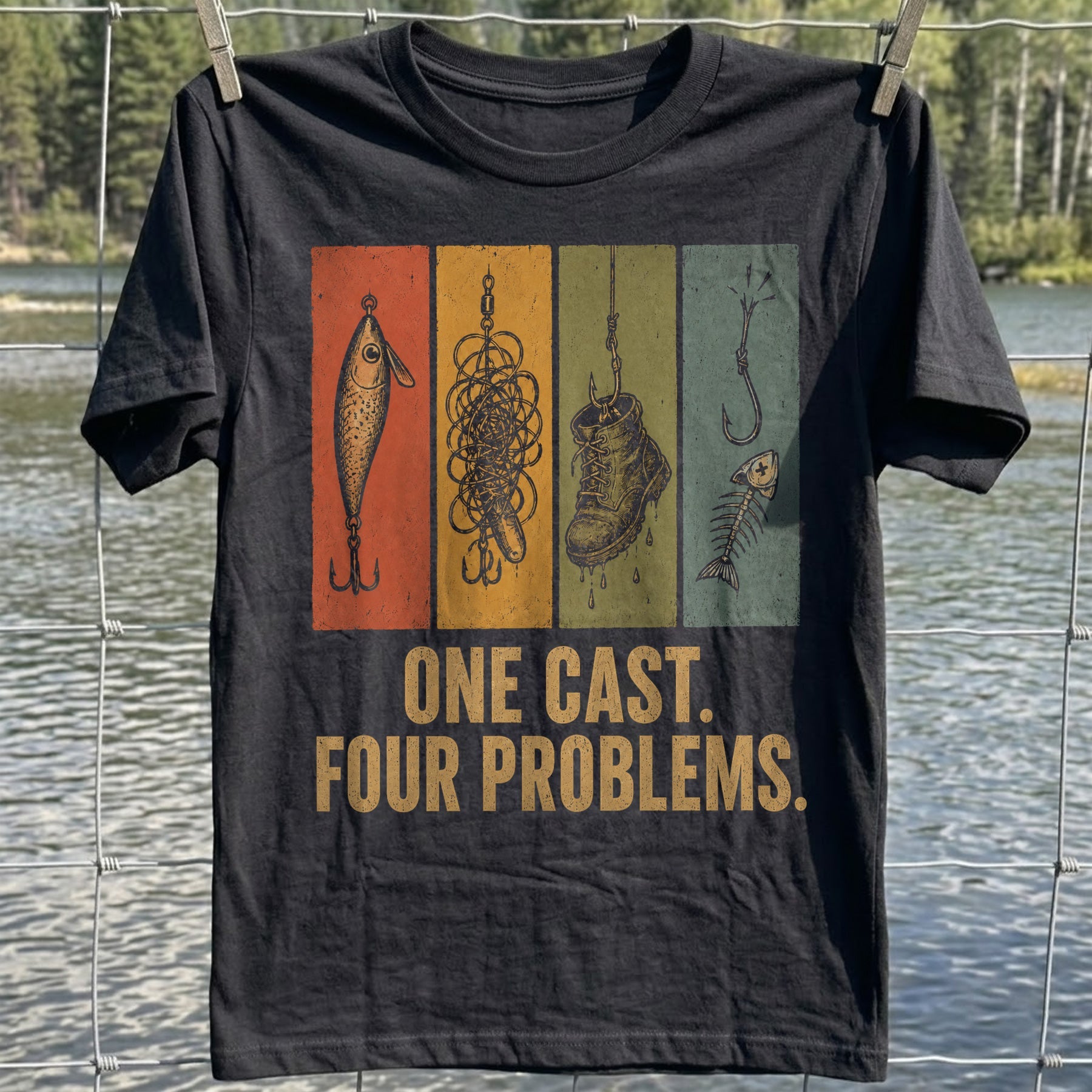 One Cast Four Problems T-shirt
