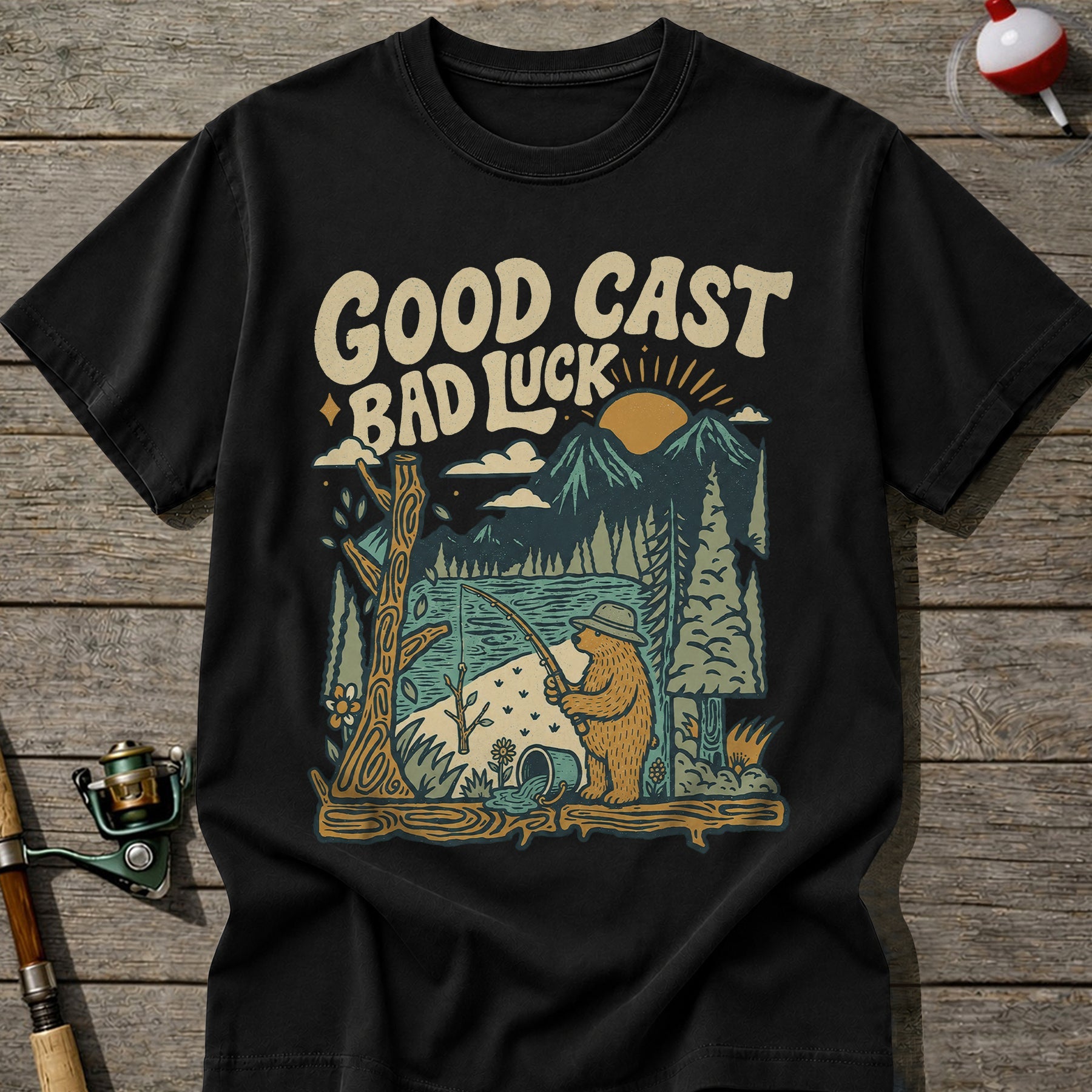 Good Cast Bad Luck T-Shirt
