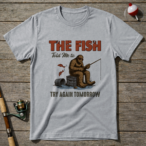 Fish Told Me T Shirt T-Shirt — Ash