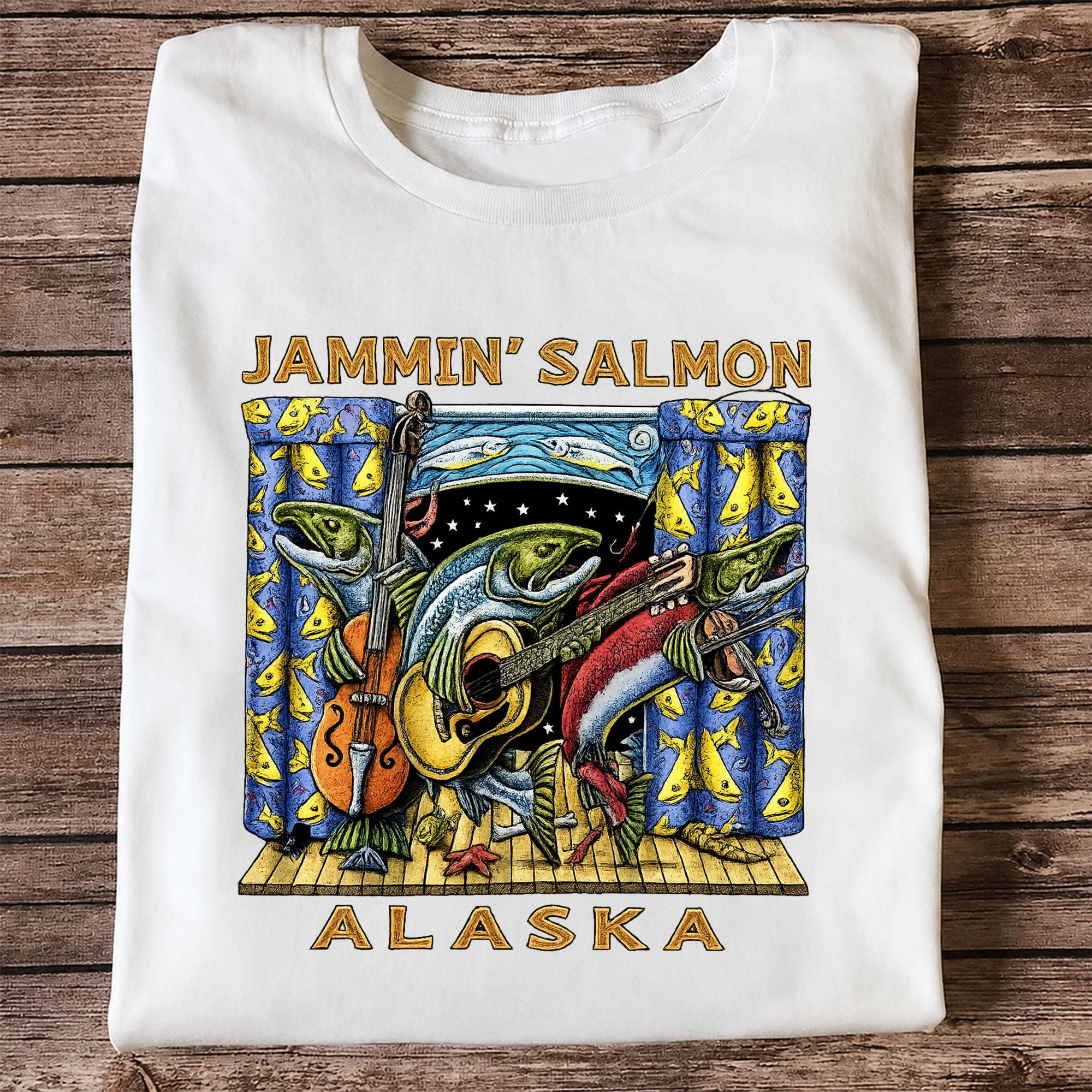 Jammin' Salmon Alaska T-Shirt