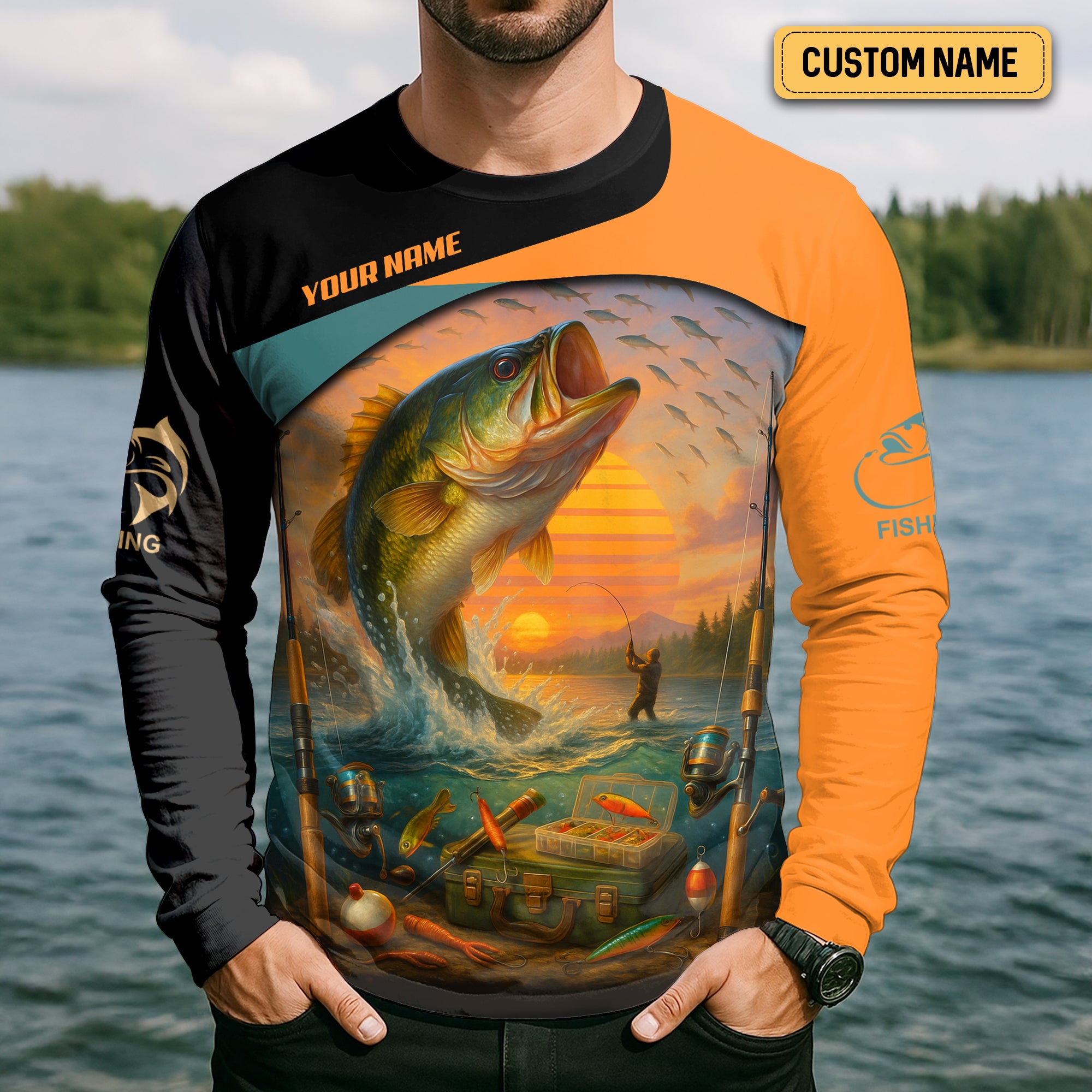 Can't Work Today My Arm Is In A Cast Hooded UPF Shirt, Fishing Funny Shirt, Hooded UPF Shirt, Men Long Sleeve Shirt