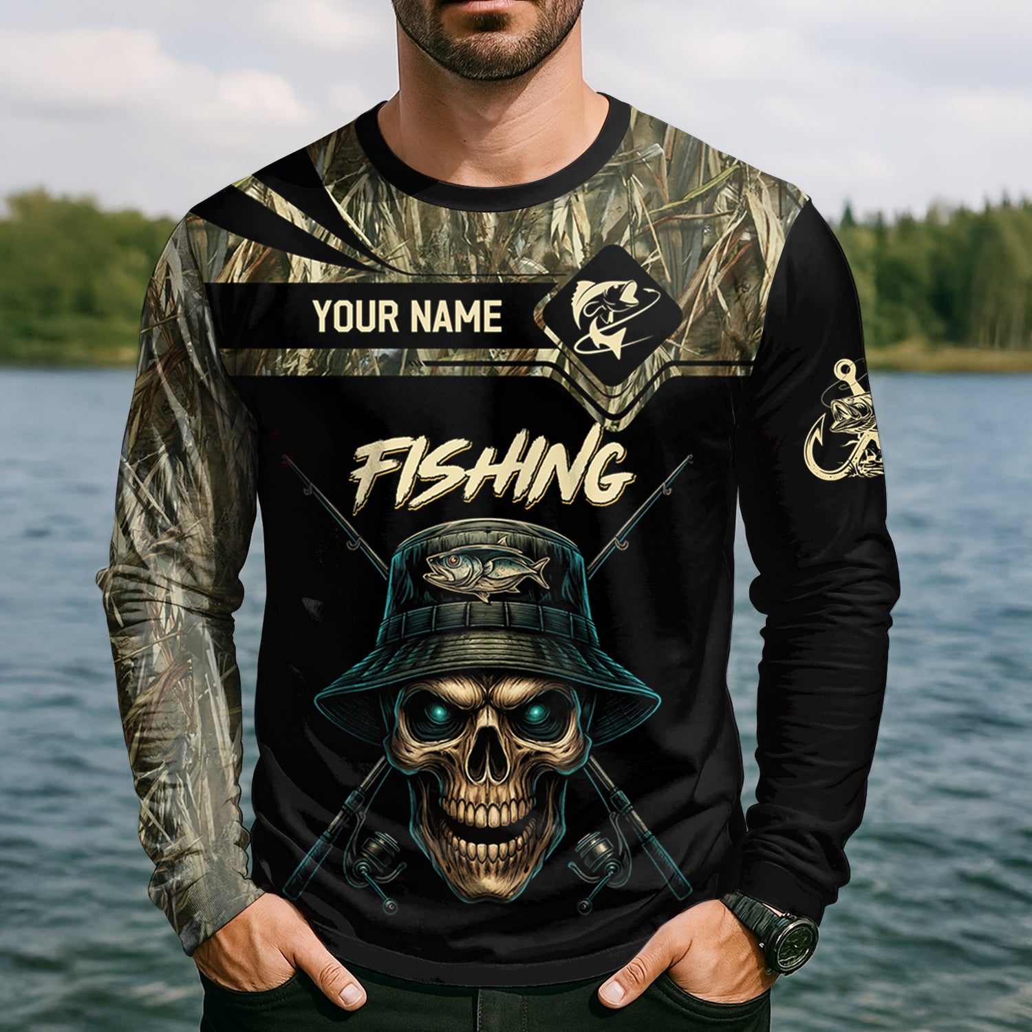 The Man The Myth The Legend, SPF Long Sleeve Shirts, SPF Shirts For Men, Fishing UPF Shirts, Sun Shirts For Men