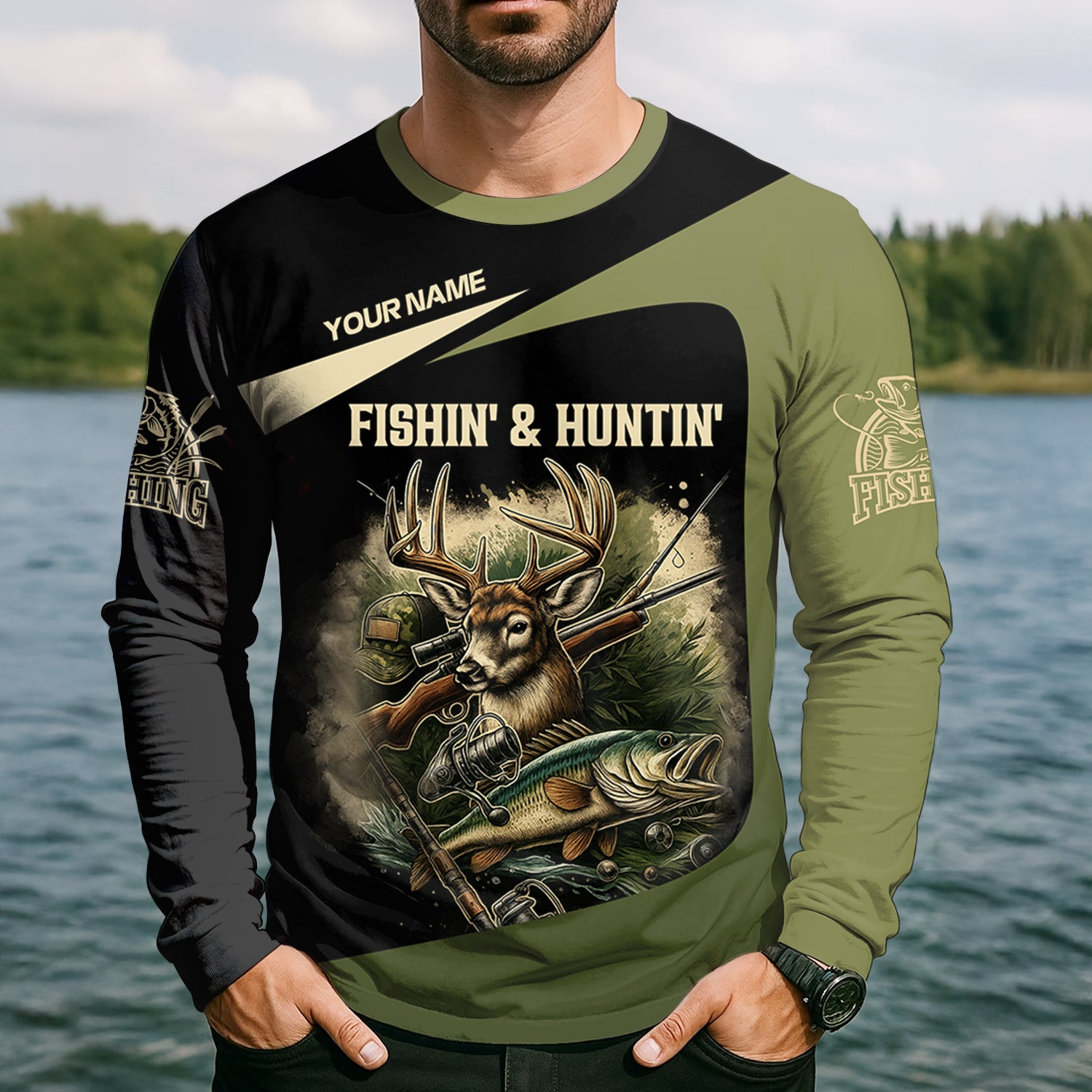 Fishing And Hunting, SPF Long Sleeve Shirts, SPF Shirts For Men, Fishing UPF Shirts, UV Shirts For Men