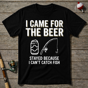 I Came For The Beer T-Shirt ā Black
