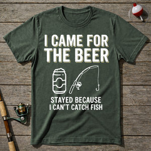 I Came For The Beer T-Shirt ā Military Green