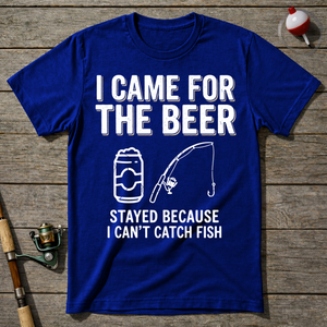 I Came For The Beer T-Shirt ā Royal Blue