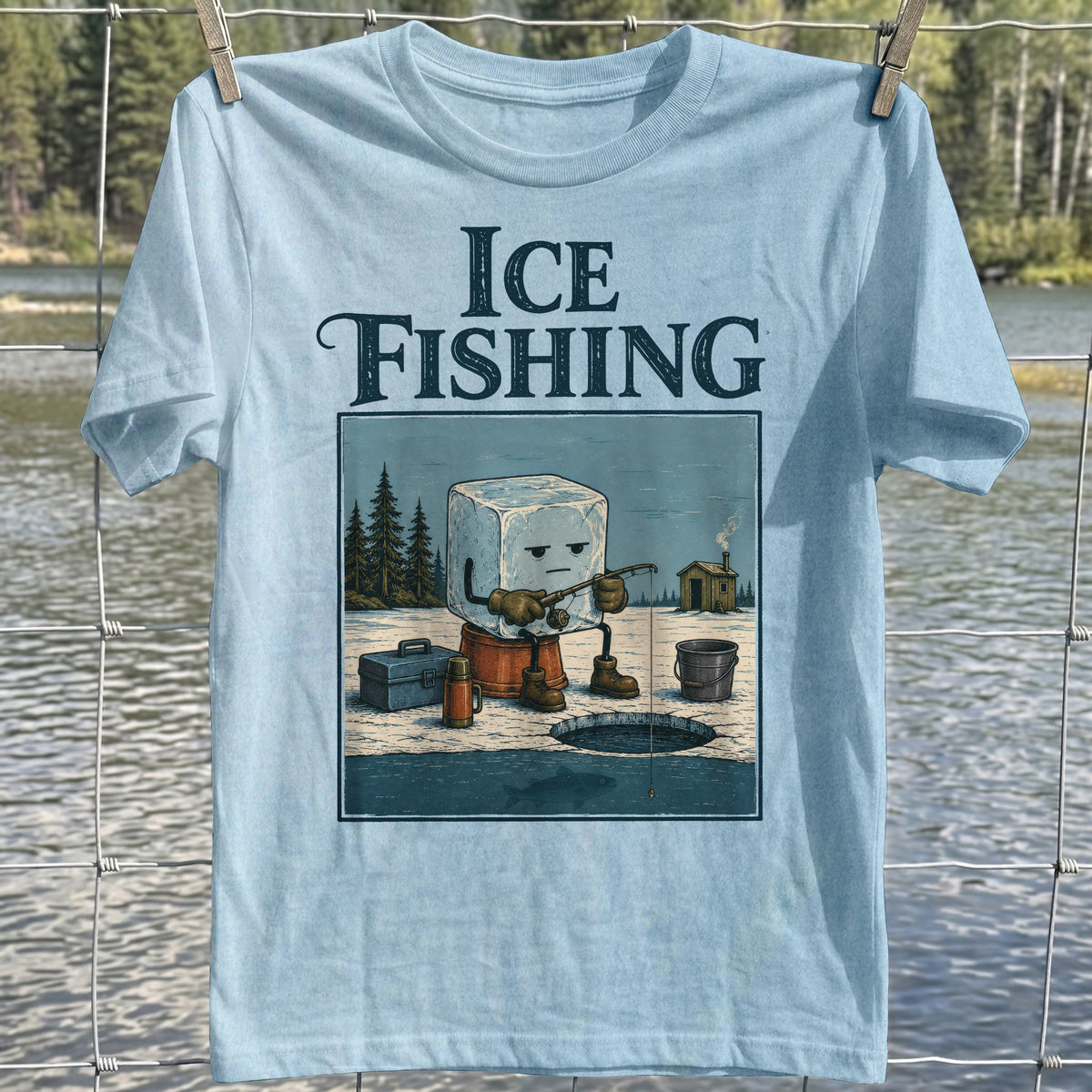 Ice Fishing T-Shirt