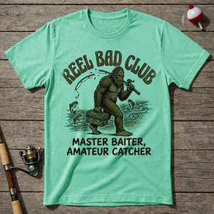 Master Baiter Amateur Catcher T-Shirt — Mint Green