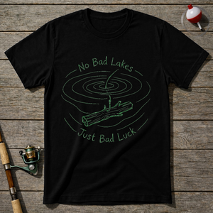 No Bad Lakes T-Shirt ā Black
