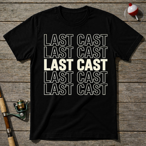 One Last Cast T-Shirt ā Maroon