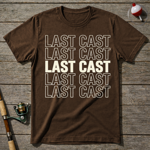 One Last Cast T-Shirt ā Navy