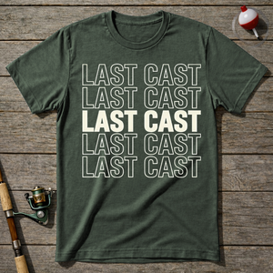 One Last Cast T-Shirt ā Military Green