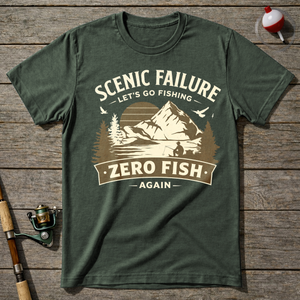 Scenic Failure T-Shirt — Military Green