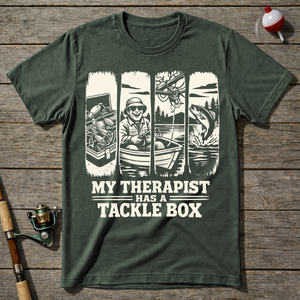 Tackle Box T-Shirt — Military Green