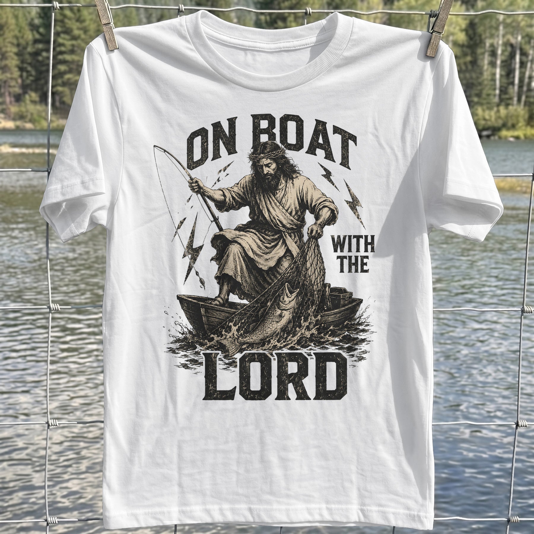 On Boat With the Lord T-shirt