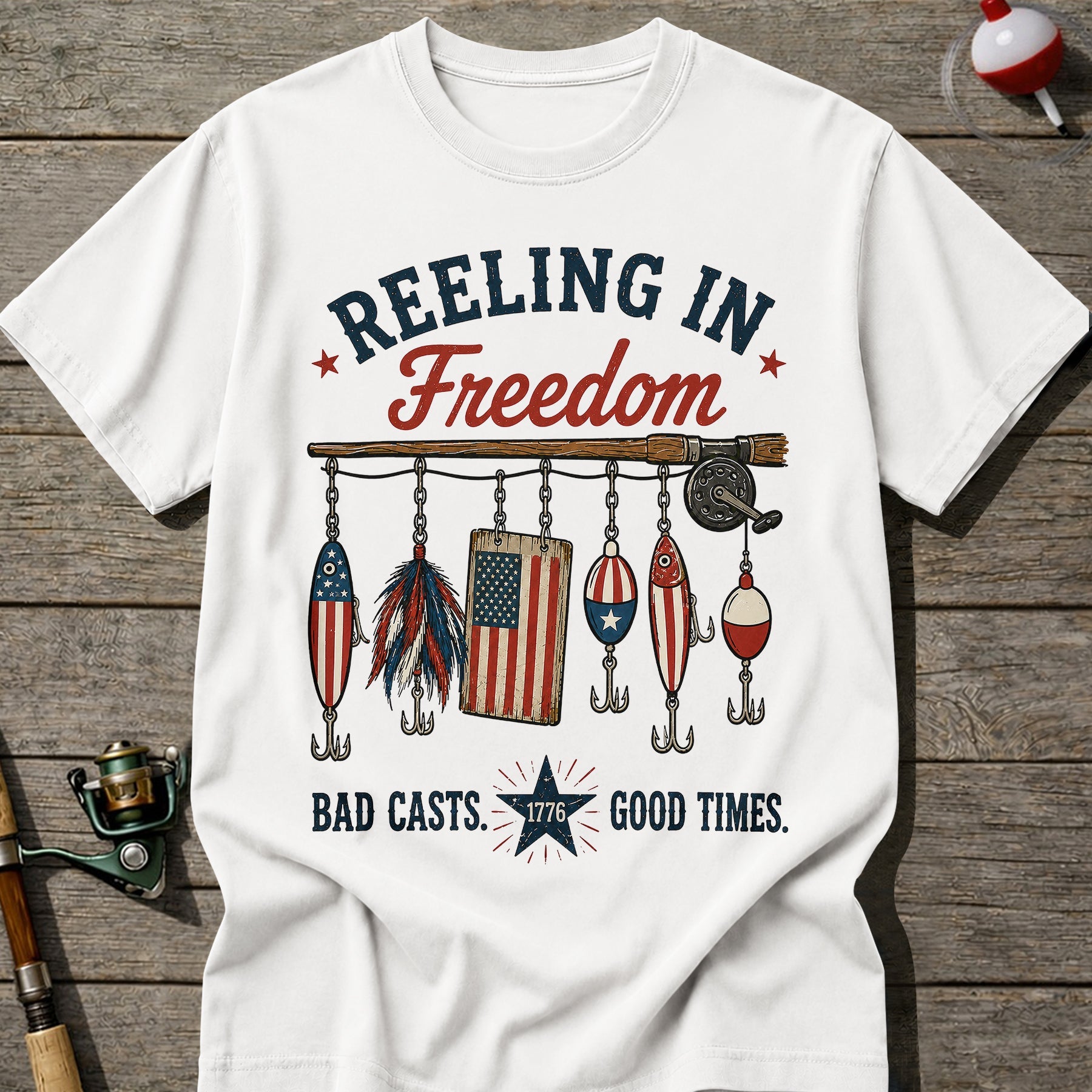 Reeling In Freedom T-shirt