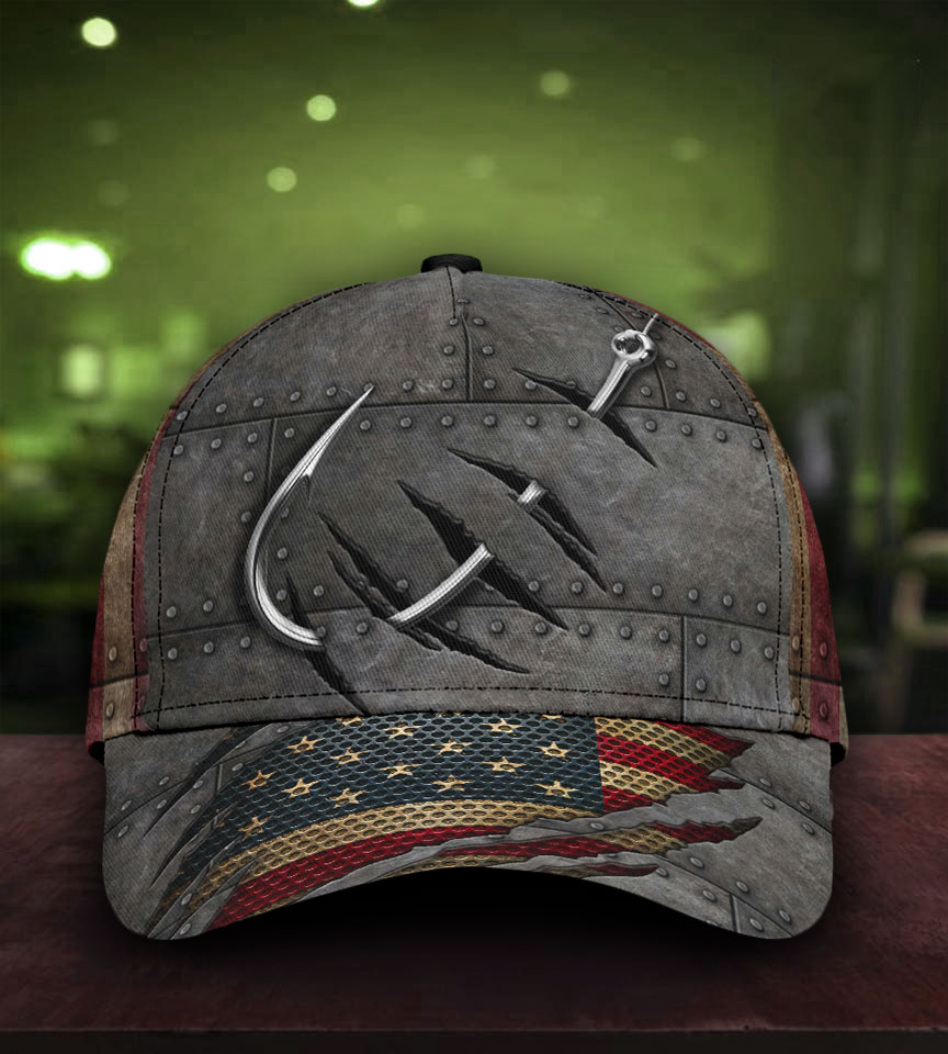 Fishing Hook Hat, Fishing Trucker Hat, Fishing Cap For Men, Fishing Gifts For Dad