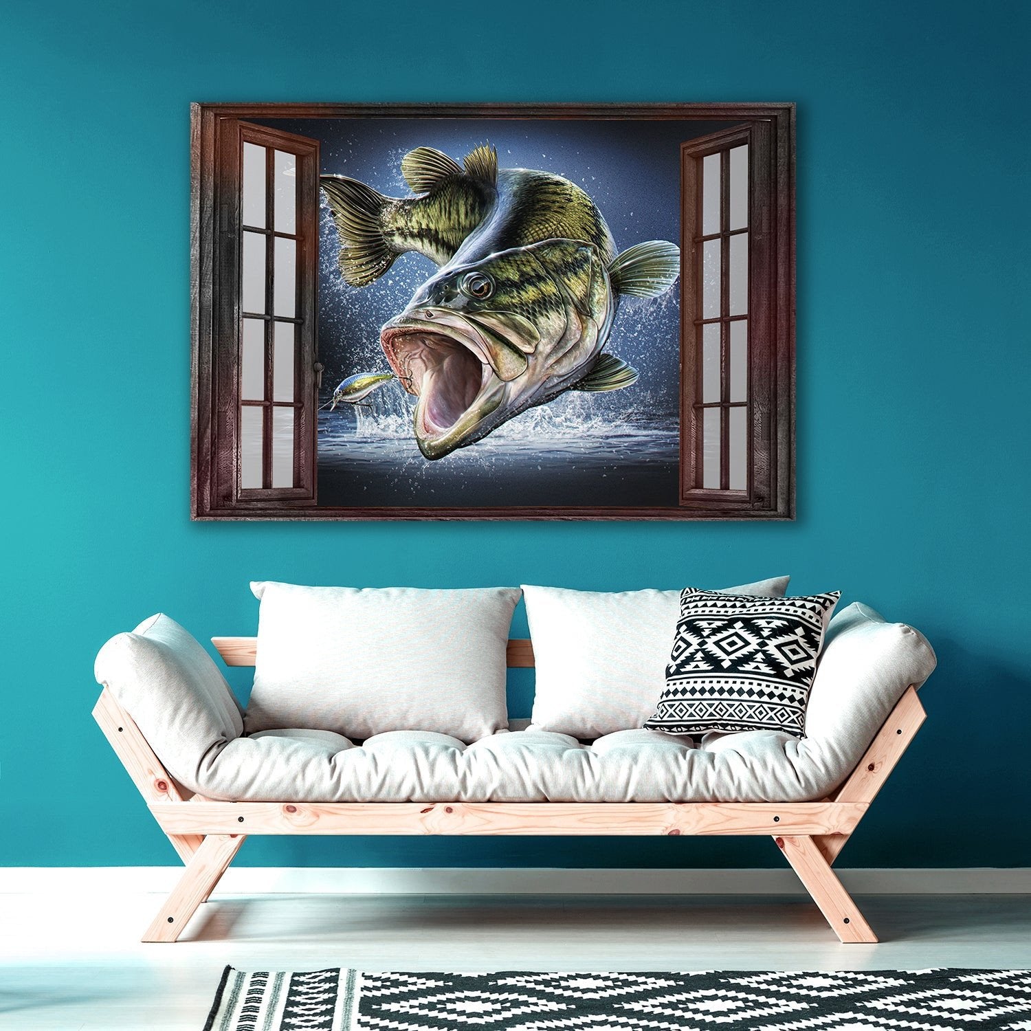 Bass Fishing Canvas Print Frames Canvas Print Frames Painting