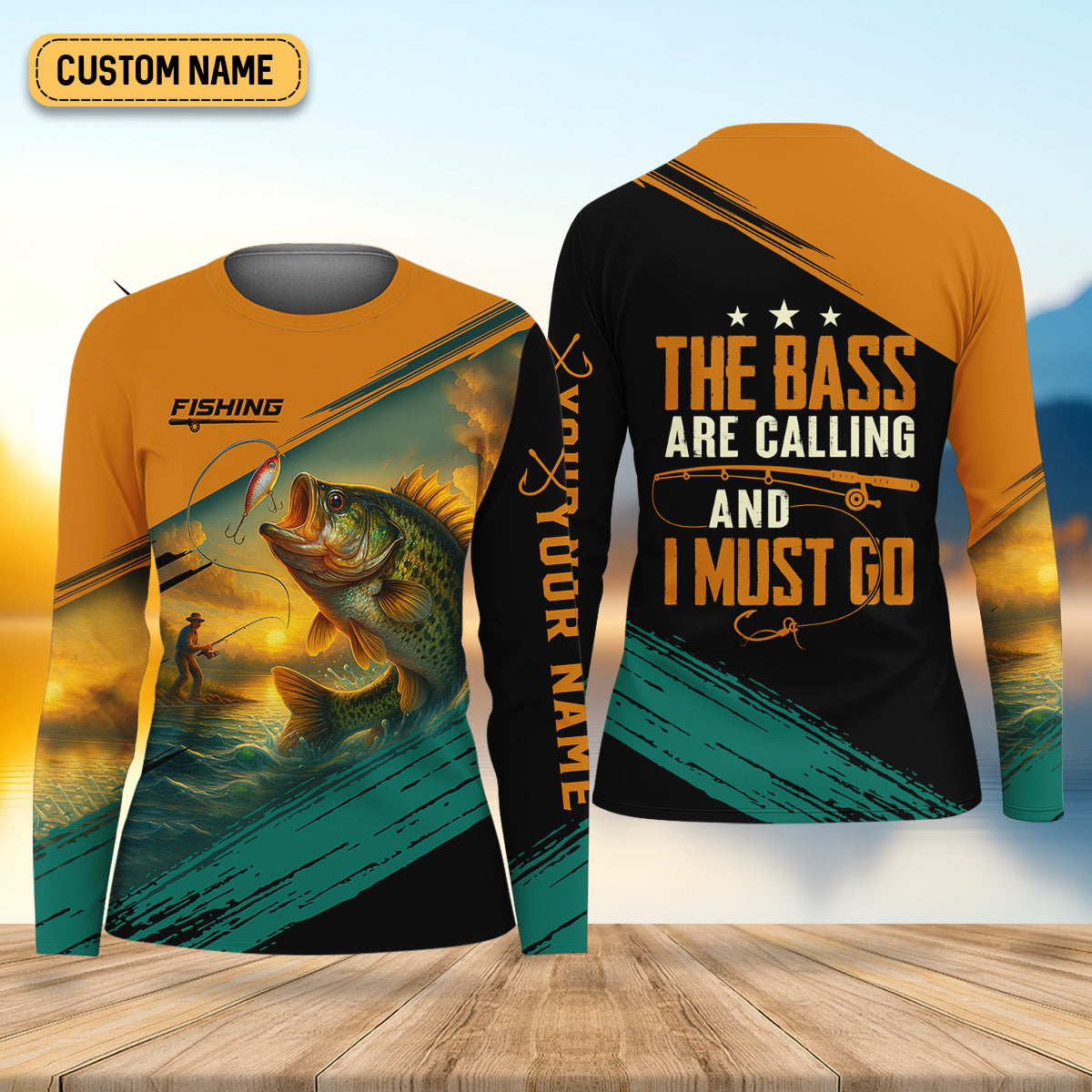 The Bass Are Calling And I Must Go Women SPF Shirt, Fishing Shirt For Women, Largemouth Bass Fishing