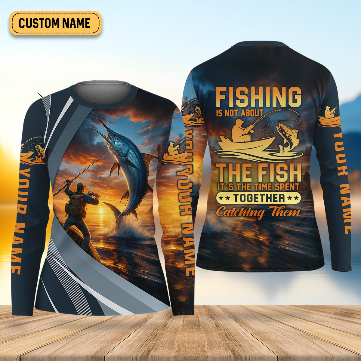 Fishing Is Not About The Fish Fishing UPF Shirts, Tournament Fishing Shirts, Women Fishing Shirt