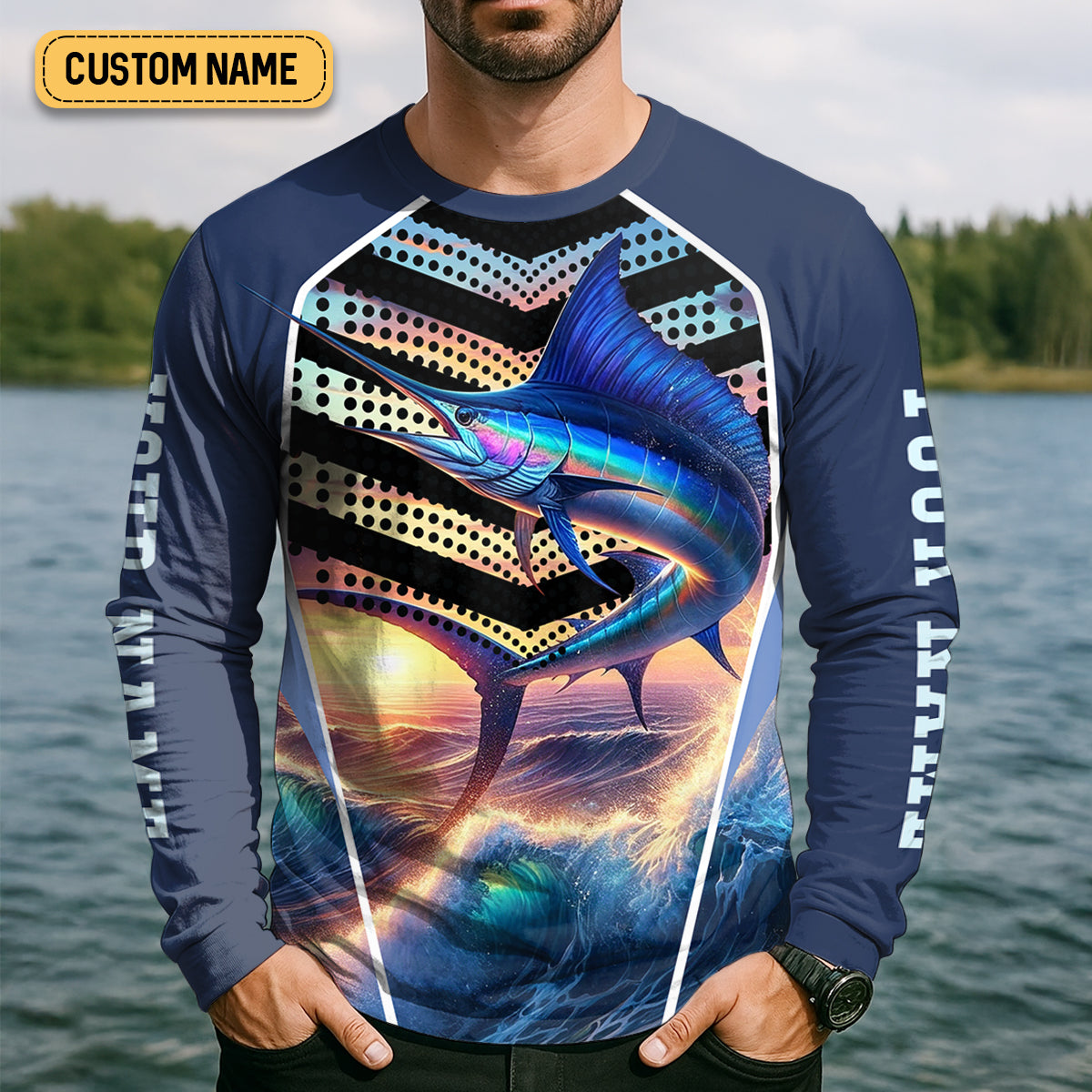 Every Cast Is A New Possibility Mens Fishing Shirts Long Sleeve, SPF Shirt For Men, Fishing Shirts For Men