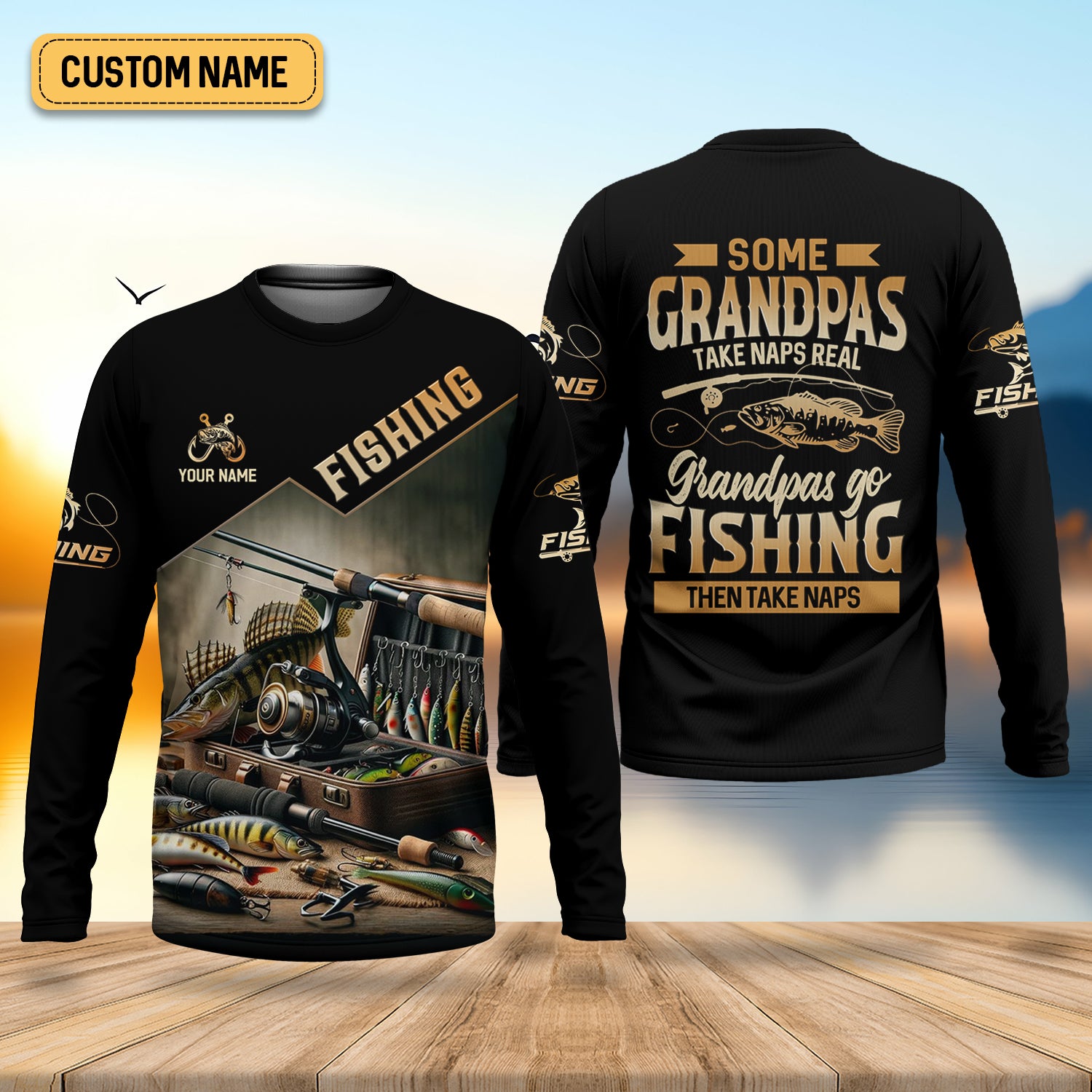 Some Grandpas Take Naps, Grandpa Fishing SPF Shirt, Best Fishing Gifts, Hilarious Fishing Shirts