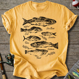 Vintage Fish Species T-shirt