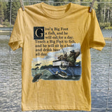 Bigfoot Fishing Lesson T-Shirt