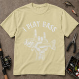 I Play Bass Funny Fishing Music Lover T-Shirt, Bass Fishing Shirt, Fishing T-Shirts