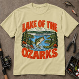 Lake Of The Ozarks Missouri Bass Dam Fishing T-Shirt, Angler Shirt, Fishing T-Shirt