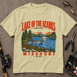 Lake Of The Ozarks Missouri Lake Life Fishing T-Shirt, Fishing Graphic Tee, Angler Shirt