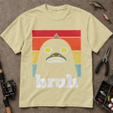 Bruh Retro Funny Fish Face Fishing T Shirt, Funny Fishing Shirt, Fishing Graphic Tee