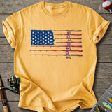 Fishing Flag Rods T-shirt