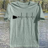 Fishing Heartbeat Fish And Lure T-Shirt, Fishing Graphic Tee, Funny Fish T-Shirt