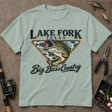 Lake Fork Texas Big Bass Country Fishing T-Shirt, Bass Fishing Shirt, Fishing Graphic Tee