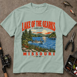 Lake Of The Ozarks Missouri Lake Life Fishing T-Shirt, Fishing Graphic Tee, Angler Shirt