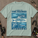 Lake Of The Ozarks Missouri Bass Landmark T-Shirt, Fishing T-Shirt, Angler Shirt