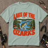 Lake Of The Ozarks Missouri Bass Dam Fishing T-Shirt, Angler Shirt, Fishing T-Shirt