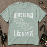 There’s No Place Like Homes Great Lakes Map T-Shirt, Fishing Graphic Tee, Angler T-Shirt