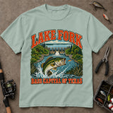 Lake Fork Bass Capital Of Texas Fishing T-Shirt, Bass Fishing Shirt, Fishing Graphic Tee