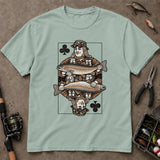 Fishing King Playing Card Trout T-Shirt, Trout Fishing Shirt, Fishing Graphic Tee
