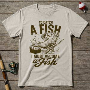 Become The Fish T-Shirt — Natural