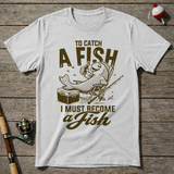 Become The Fish T-Shirt — White